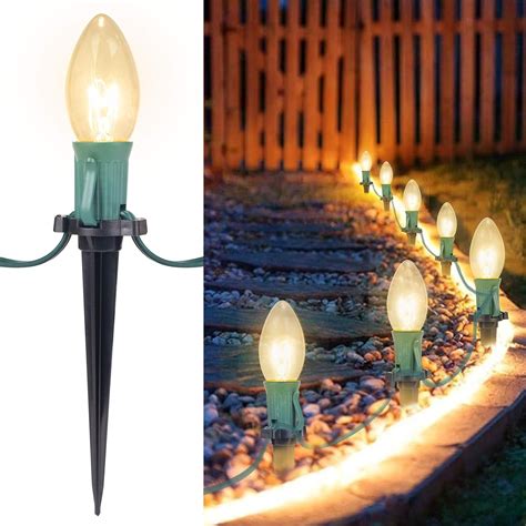Christmas lights driveway stakes - Home. Christmas Lights. Accessories. Christmas Light Clips & Hangers. C7 and C9 Stakes. Application. Walkway (4) Along Driveway (4) Holds Bulb Sizes. C7 (4) C9 (4) …
